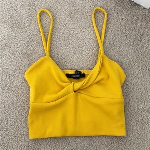 Yellow Crop Top